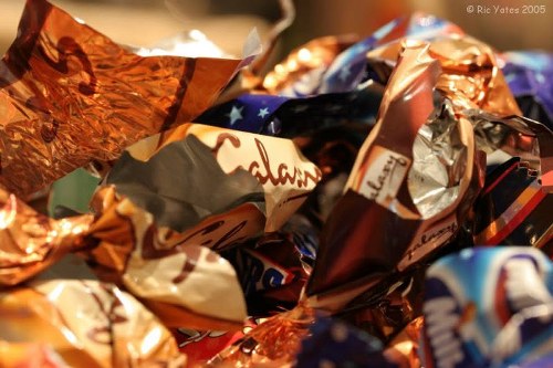 Workers wearing PPE during rubbish removal